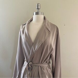 Zara Beige Lightweight Trench Jacket